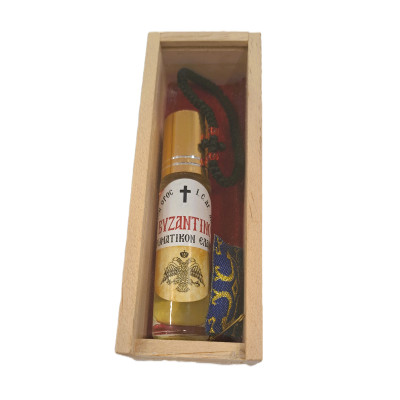 Κουτάκι Ευλογίας με μυράκι,κομποσκοίνι,φυλαχτό